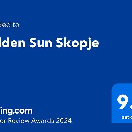 Golden Sun Skopje Apartment Exterior photo